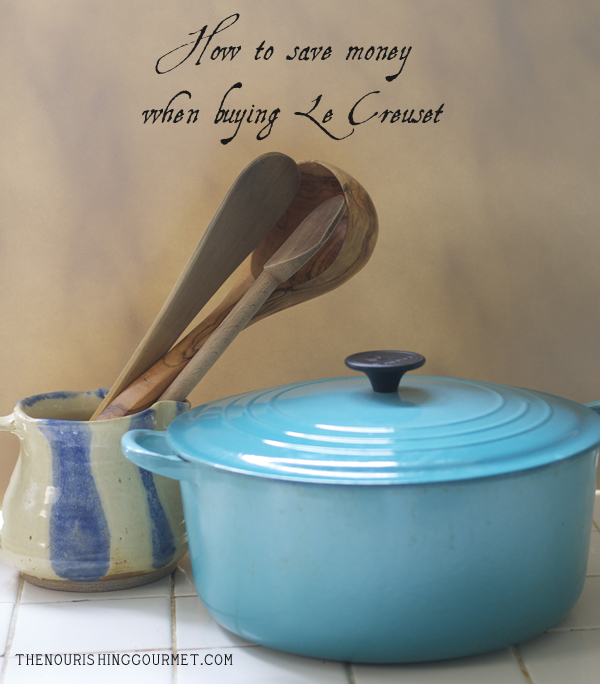 How do you save money when buying Le Creuset cookware?