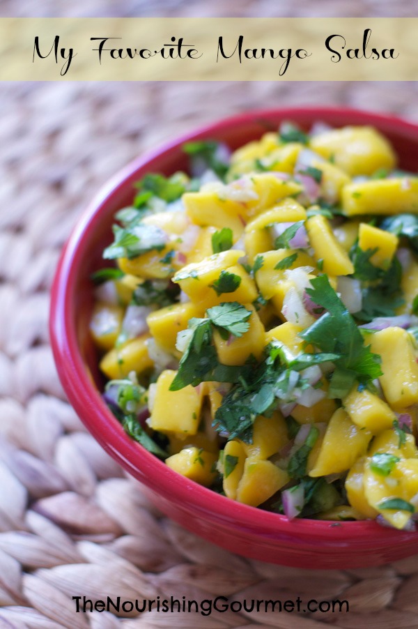 my favorite mango salsa recipe (and a giveaway for a $75 whole foods gift card!)