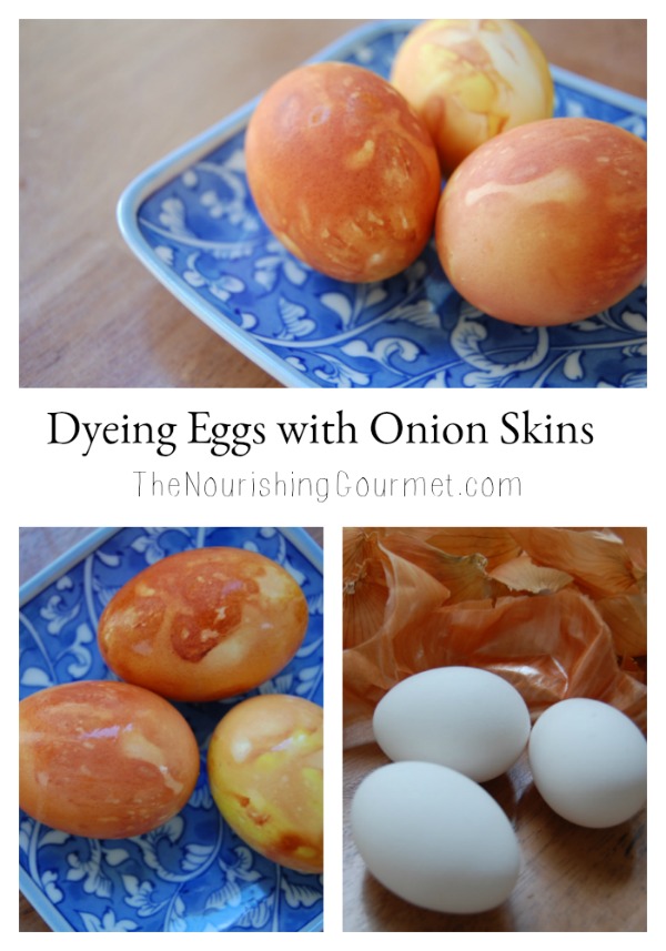This is so simple and produces beautiful marbled eggs! 