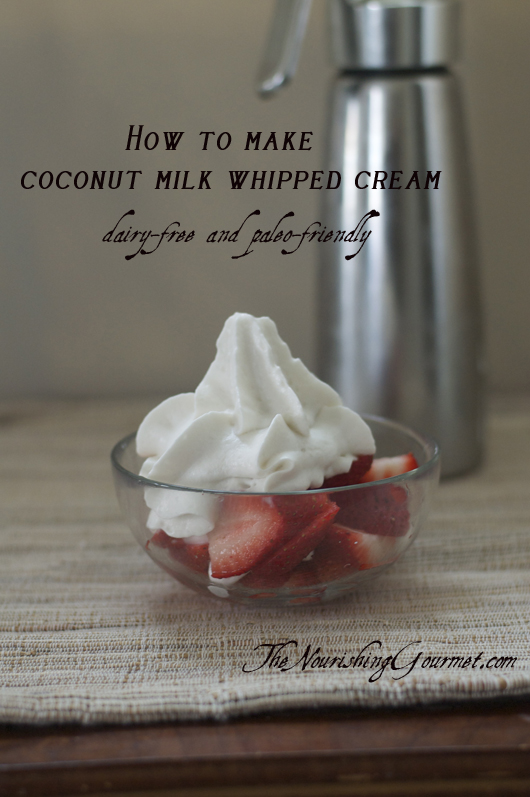 A dairy-free dream! Delicious coconut milk whipped cream