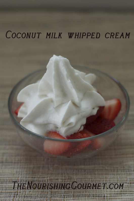 How to make heavenly coconut milk whipped cream (with an