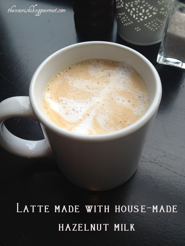 A beautiful, dairy-free, paleo-friendly latte! Finally! 