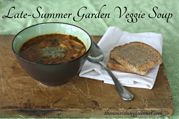 Late-Summer Garden Veggie Soup