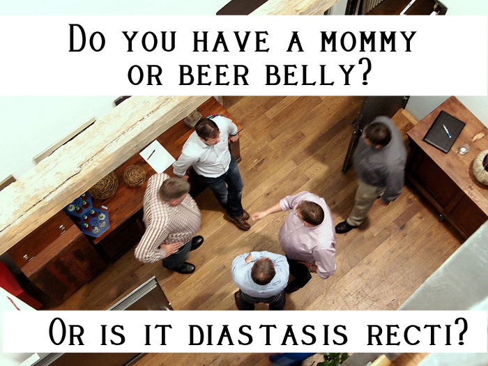 Maybe your belly isn't caused by your food or beer, nor is it inevitable after pregnancy