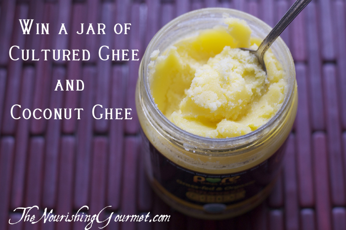 Win a jar of cultured ghee and coconut ghee at TheNourishingGourmet.com
