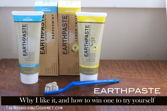 Win Earthpaste! An awesome, natural toothpaste