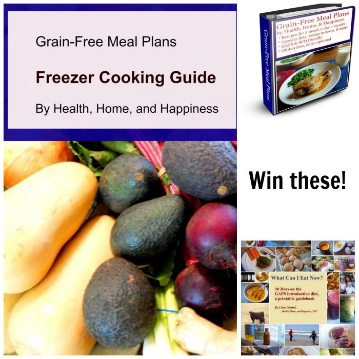 Grain Free Meal Plans and Ebook Giveaway