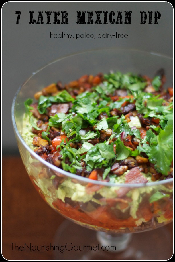 7 layer mexican dip (grain-free, dairy-free)