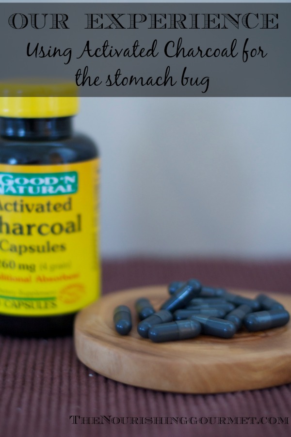Our experience using activated charcoal for the stomach bug