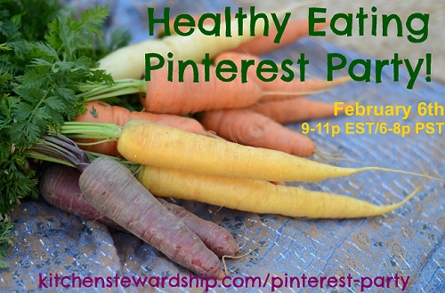Healthy Eating Pinterest Party! 