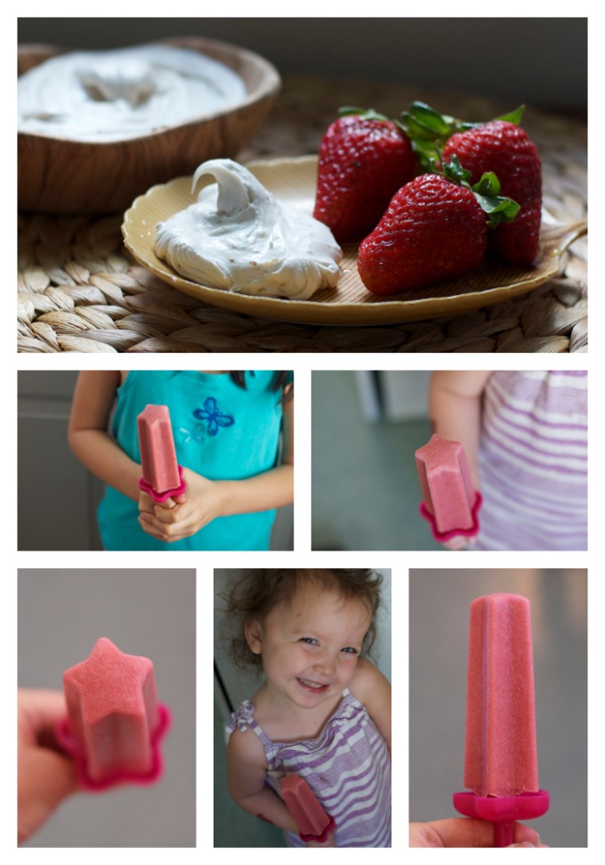 Strawberry Creamsicle Popsicle Recipe