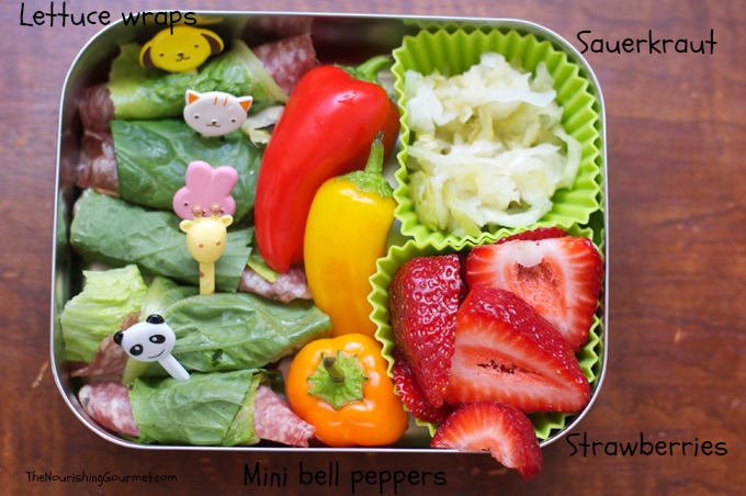 GF Lettuce Wrap Bento Box, plus 4 other great gluten free bento box ideas
