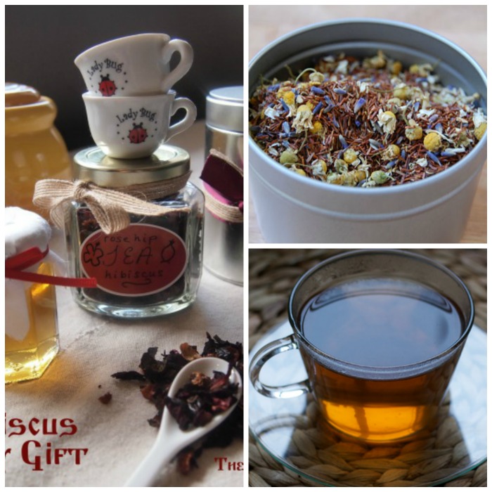 DIY Beautiful tea blends to give as gifts!