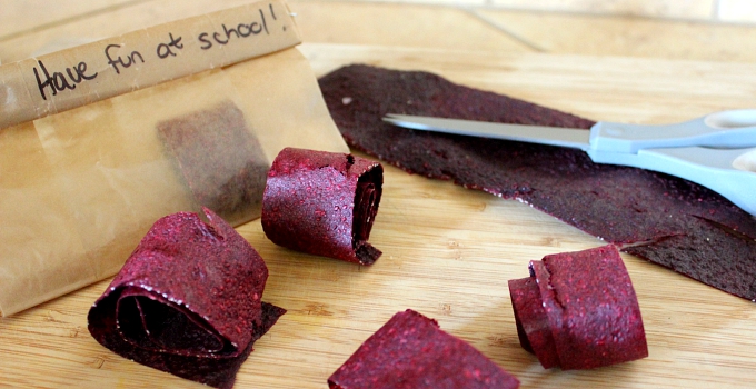 Fermented fruit leather with chia seeds - A great, portable and healthy snack --- The Nourishing Gourmet
