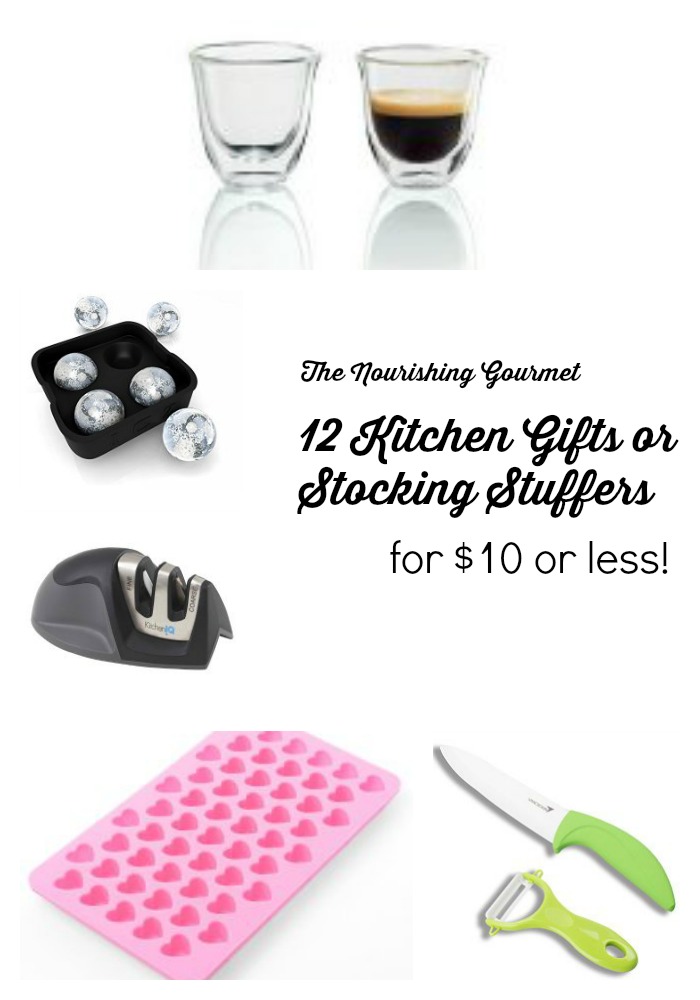 12 kitchen gifts or stocking stuffers for ten dollars or less