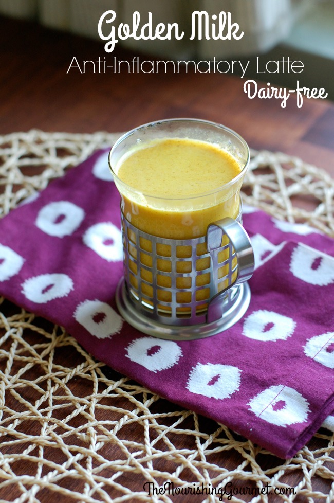 This delicious traditional drink is a wonderful way to enjoy anti-inflammatory (and delicious spices).  It's gently sweetened with honey (you can use manuka honey for added benefits!) -This is a great beverage to enjoy right before bed. It's so creamy and comforting. - The Nourishing Gourmet