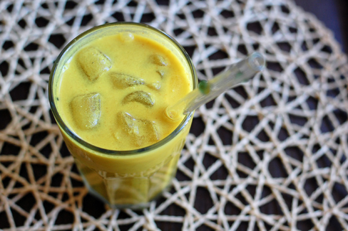 Chilled, with creamy coconut milk, lovely spices, and gently sweetened with honey, this AIP-friendly drink is a delicious way to cool down and get anti-inflammatory spices into your diet. -- The Nourishing Gourmet