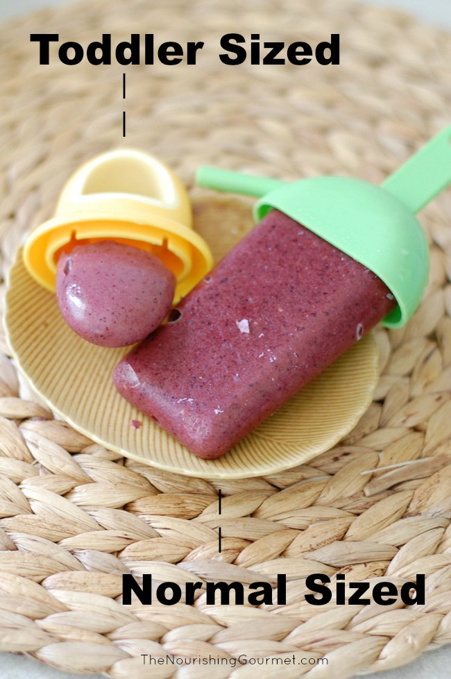 How to make healthy toddler popsicles - So fun and easy and a great snack for little ones. -- The Nourishing Gourmet