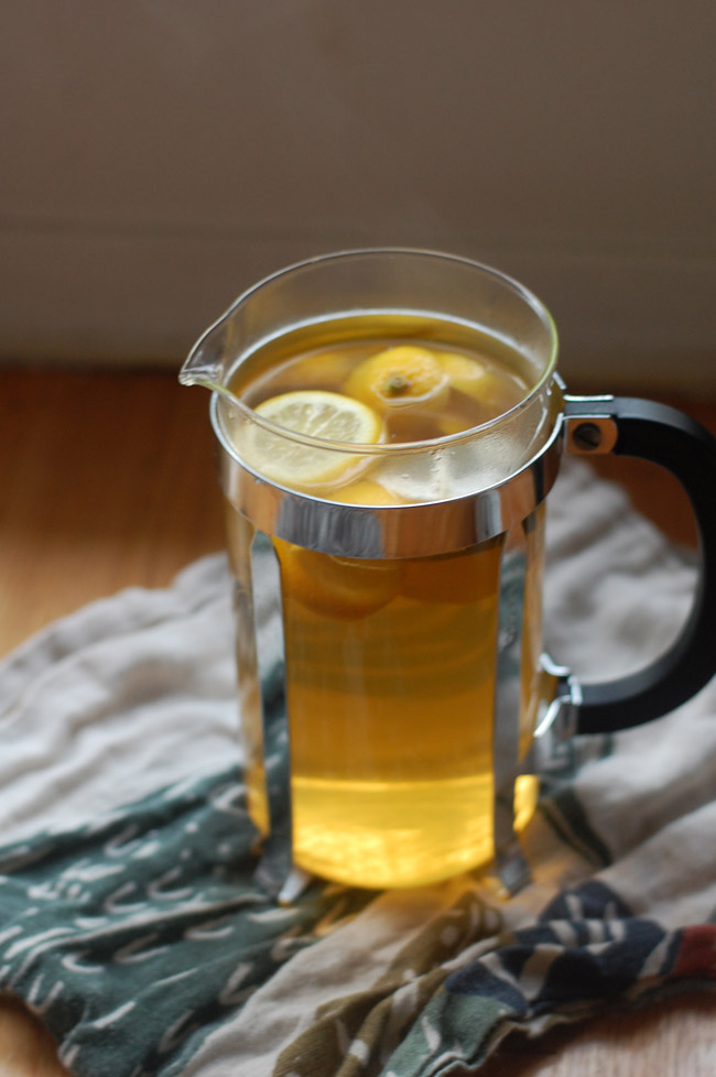 A refreshing, anti-inflammatory tea - served hot or cold! -- The Nourishing Gourmet