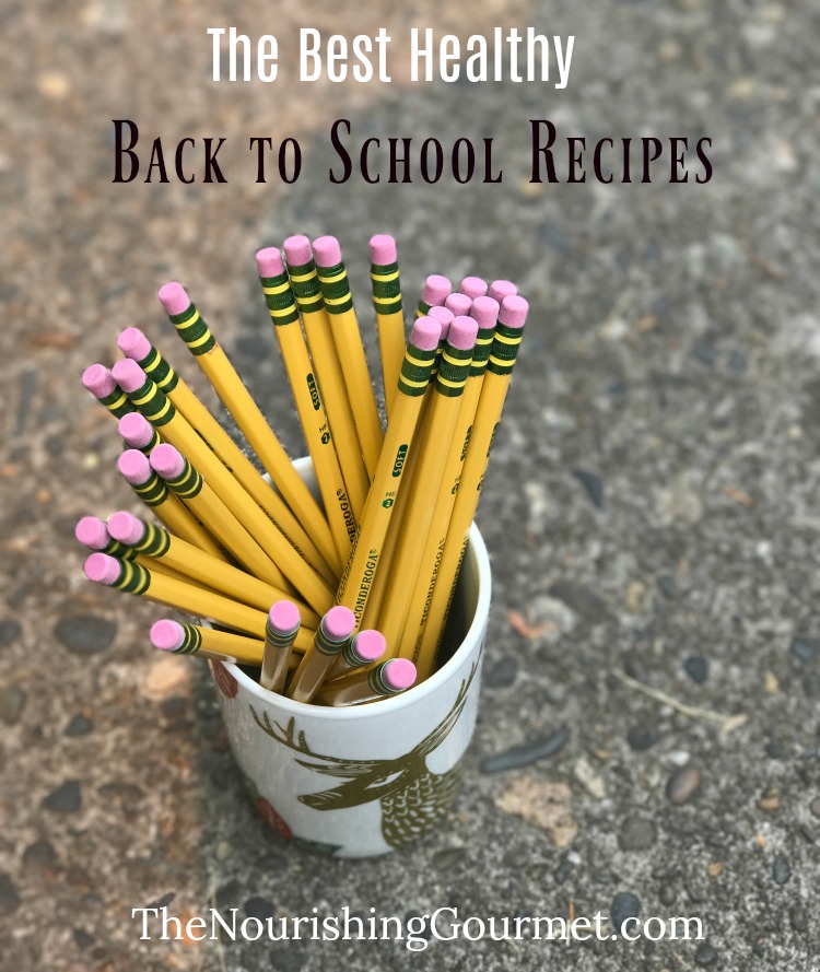 Some of the best recipes for the back to school season! Including snacks, easy dinners, freezer meals, and slow cooker recipes. -- The Nourishing Gourmet