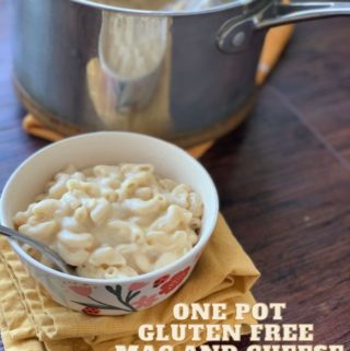 Picture of gluten-free mac and cheese in a bowl